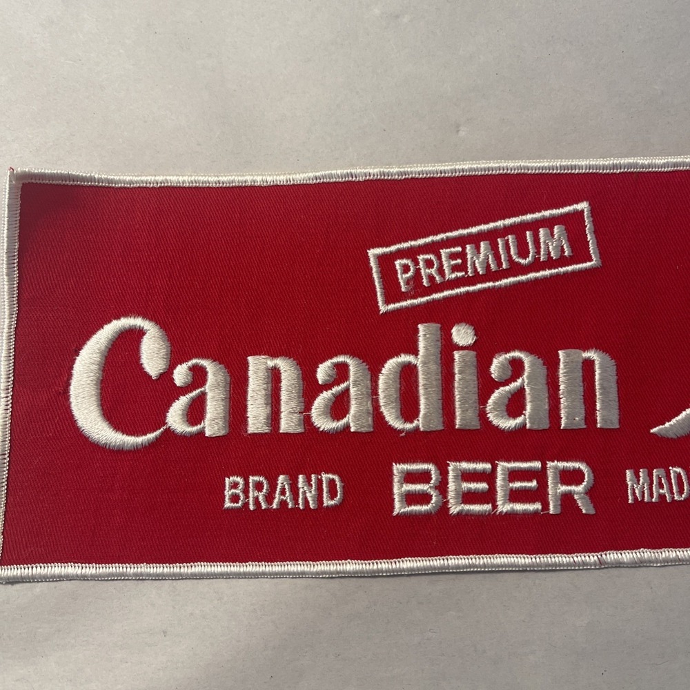 Vintage Canadian Ace Brand Premium Beer Large Patch 10" x 4" - Picture 2 of 10